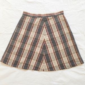 Vintage Plaid Skirt